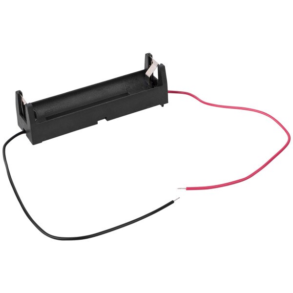 Main product image for Single 18650 Battery Holder with Wire Leads 140-783